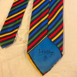 Te de Castelbajac rainbow tie